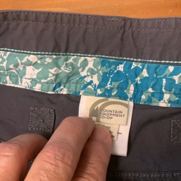 MEC Organic Cotton Technical Hiking Pants, Convertible , Blue/Gray - Picture 6 of 16